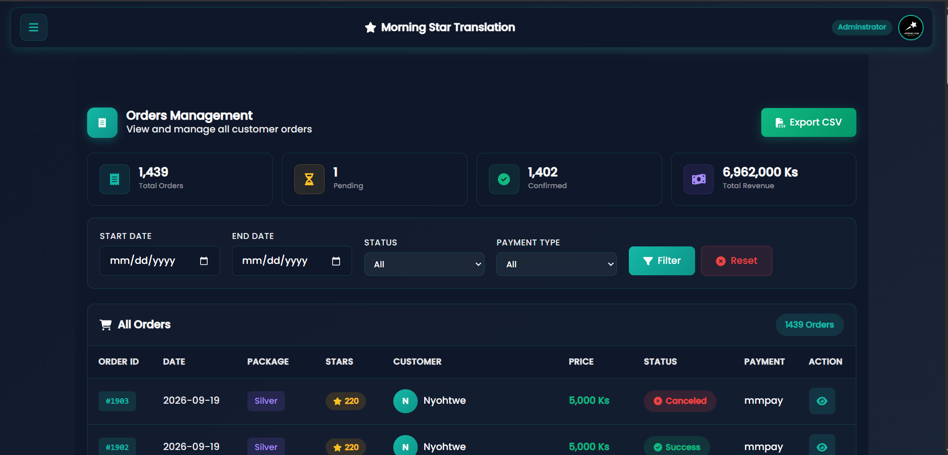 MorningStar Translation MM Screenshot 5